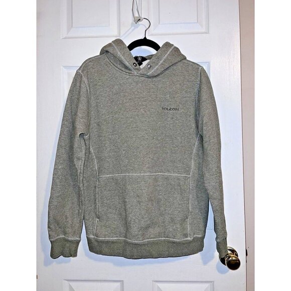 VOLCOM True to This Olive Green Pullover Sweatshirt Sz M - Picture 1 of 9